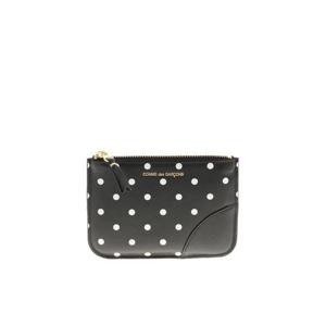 꼼데가르송 폴카도트 레더 파우치 지갑 클러치 파우치 SA8100PD