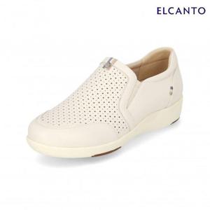 엘칸토  (LCWC11U313) 여성 양가죽 펀칭 웨빙 슬립온 3cm