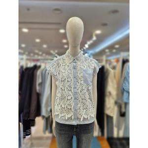 부루앤쥬디 세이브존03 부루앤쥬디 자수 슬리브리스 블라우스 ARBBRFBL129BA