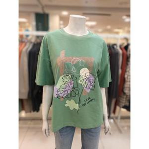 아르테 세이브존07 트임 여름 5부 티셔츠 DQBPWT420AE