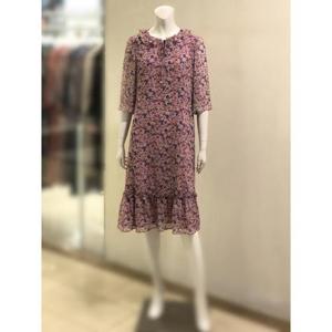 벨리시앙 세이브존01 프릴 플로럴 쉬폰 원피스(2color) OP4205