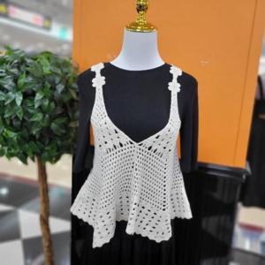 파파야 DP01 시스루 조끼 나시 PNPRTPP11B