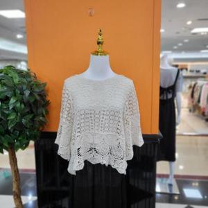 파파야 DP01 레이스 뜨개 블라우스 PNPRTP017B