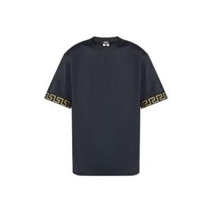 베르사체 그레카 트림 크루넥 티셔츠 10040791A11119 A80G TP934967359