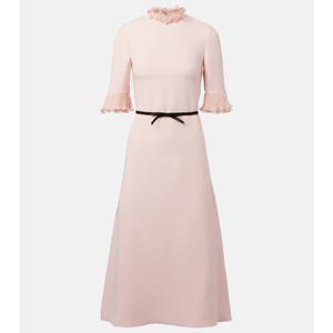 발렌티노 Cady Couture 러플 미디 드레스 P01060163