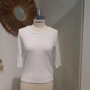 르피타 HC06 라운드 5부 티셔츠(아이보리) L252BTS454