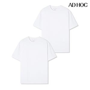 [애드호크]2PACK 남녀공용 베이직 반팔 티셔츠 HBRST30_DJ