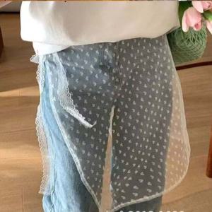 샵앤) 여성 레이스 시스루 레이어드 랩 스커트 WON-WSK-WF87728