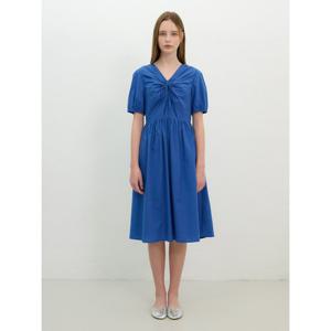 [올리브데올리브]셔링 리본 장식 원피스 (OW5MO412)