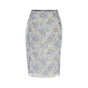 프라다 하이웨이스트 플로럴 프린트 시어 펜슬 스커트 P123JSOOO15AE F0013 TP934906194