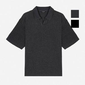 뱅뱅 동백01 빅사이즈 오픈카라 오버핏 반팔티 BTL324