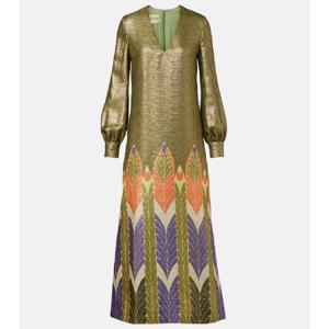 발렌티노 Voyage Imaginaire 라메 맥시 드레스 P01055267