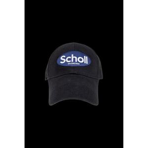 발렌시아가 X 숄 로고 자수 야구 모자 840108410B2 1002 TP941685507