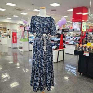 스테파니 HC07 나영  스모크 오프숄더 롱원피스 A25SO5226