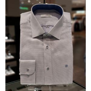 듀퐁셔츠 슬림핏긴팔 SE4SM21LS318SBU 120수혼방 선물용
