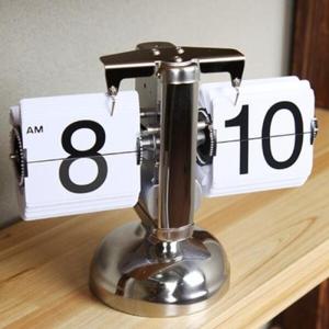 아트박스/추카추카넷 [정품] New 클래식 플립 탁상시계(화이트)