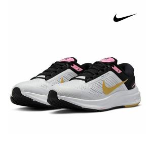 [나이키]나이키 여성 발편한 러닝화 에어 줌 스트럭쳐 화이트 핑