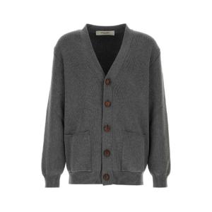 GOLDEN GOOSE DELUXE BRAND Dark grey cotton blend Darryl cardigan GMP00946P000662 60304