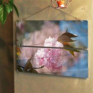 아트박스/꾸밈 nn866-멀티아크릴액자_봄은벚꽃과함께(2단대형)