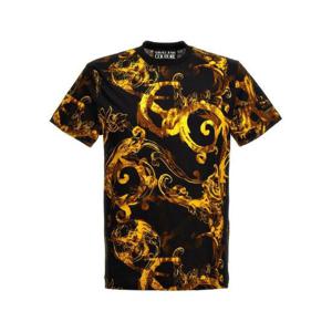 Versace 진스 꾸뛰르 바로크 프린트 크루넥 티셔츠 76GAH6S0JS287 G89 TP940540161