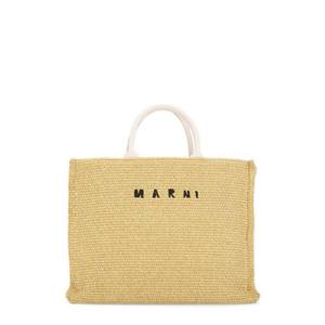 Marni 로고 자수 탑 핸들 백 SHMP0078U0P3860 00Y67 TP935420815