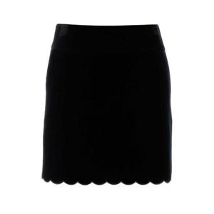 Chloe 벨벳 스캘럽 미니 스커트 CH25SJU10017 001 TP934944344