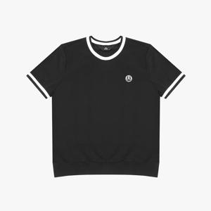 드루 골프 여성 타공 트리코트 라운드 티셔츠 DF52ST09_BK