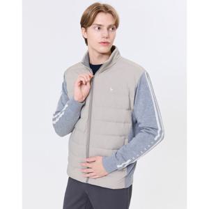 헤지스 골프 남성 24FW 스테디셀러레터 포인트 하이브리드 집업 니트 (LIGHT BEIGE) WPSW4D970I1