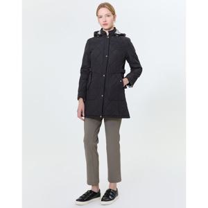 닥스 골프 여성 24FW 스테디셀러퀼팅 탈착 후드 패딩 점퍼 (BLACK) WNJU4D701BK