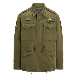 폴로 랄프로렌 로고 아플리케 밀리터리 재킷 710970575