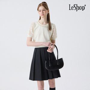 [르샵]진주넥 소매 레이스 니트 (BP4KP028A)