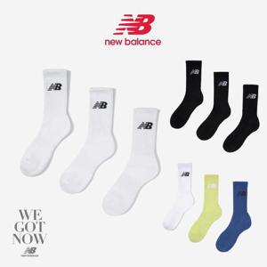 뉴발란스 양말 자가드 장목 양말 3Pack NBGEEAP113