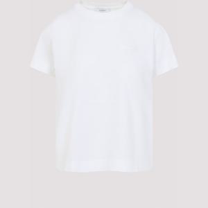 지방시 화이트 크루넥 로고 자수 티셔츠 BW70FJG24J 100