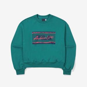 [휠라]아카이브 세미크롭 맨투맨 (FE2POF6101F_TGR)