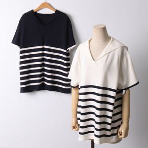 나야홍 / 빅사이즈 506 단가라세라카라반팔티 DAPI789