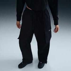 나이키바지 SQJ IB1059-010 스포츠웨어 여성 미드라이즈 오버사이즈 카고 팬츠