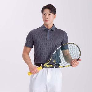 다운블로우-DBSSTCH6502M SS골프레터링카라반팔티셔츠 남성상의 남자상의 남성티셔츠 골프웨어 골프 골프티셔츠 반팔 골프반팔 카라 골프카라