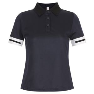 샵앤) 여성 카라넥 사방스판 반팔 골프 티셔츠 LB-WSH-20690-블랙