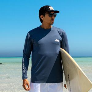 퀵실버 남성 루즈핏 래쉬가드 QS1095LMT