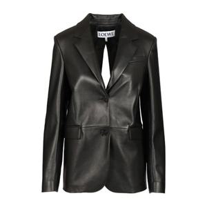 로에베 투 버튼 나파 가죽 재킷 S359Y19LAK 1100