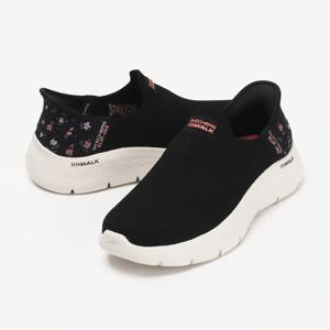 [스케쳐스]스케쳐스 운동화 고워크 플렉스 여성 슬립온 블랙/핑