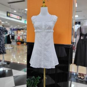 파파야 DP01 러블리 셔링 미니 원피스 PNPROP805B