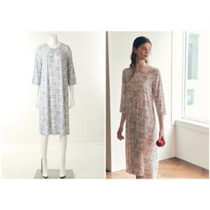 [비너스] (VEV3952L) 너무너무 부드러운 면 레이온 기하나염 원피스