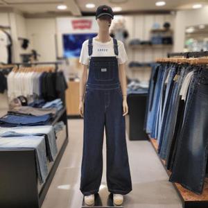 리바이스 여성 오버롤 멜빵바지 001V0-0005