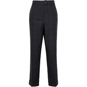 지포어 차콜 커프스 글렌 체크 스트레치 팬츠 G4LF23B145 CHGR