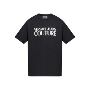 25 FW 베르사체진스꾸뛰르 로고 프린트 티셔츠 79GAHE05CJ00E TP440987957