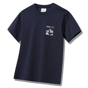 [지프키즈] 지프마운틴 반팔티 KQ2TSU593 네이비