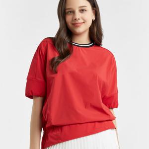 [화이트볼] 여성 펀칭 우븐 라운드 바람막이 RD_WB22SUWJ01RD