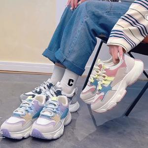 [제라카] 여자 색감 예쁜 키높이 어글리 슈즈 운동화 런닝화 RUN485