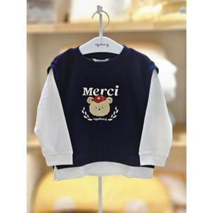 아가방 세이브존02 네이비  레이어드티셔츠 02s531001